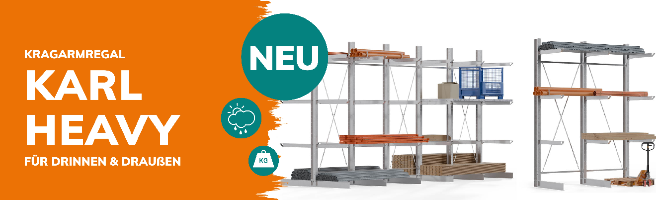 NEU KARL heavy Kragarmregale